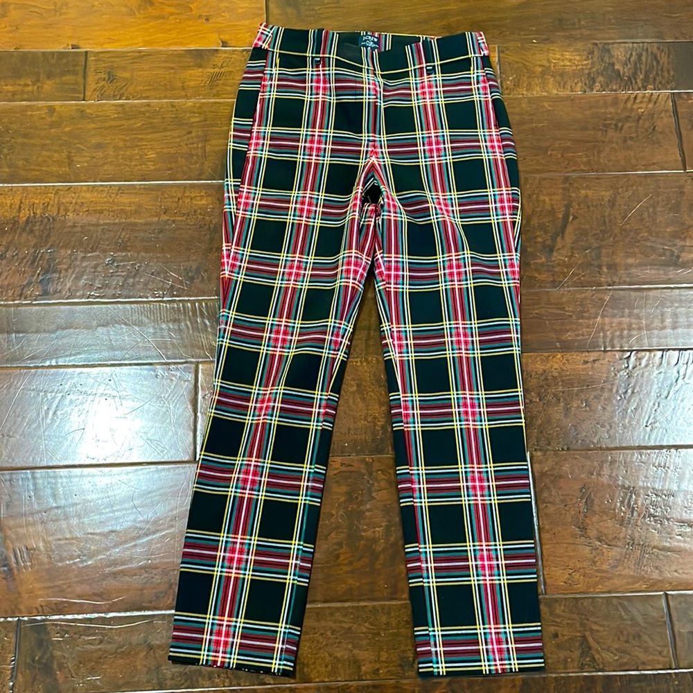J Crew Holiday Plaid Pants